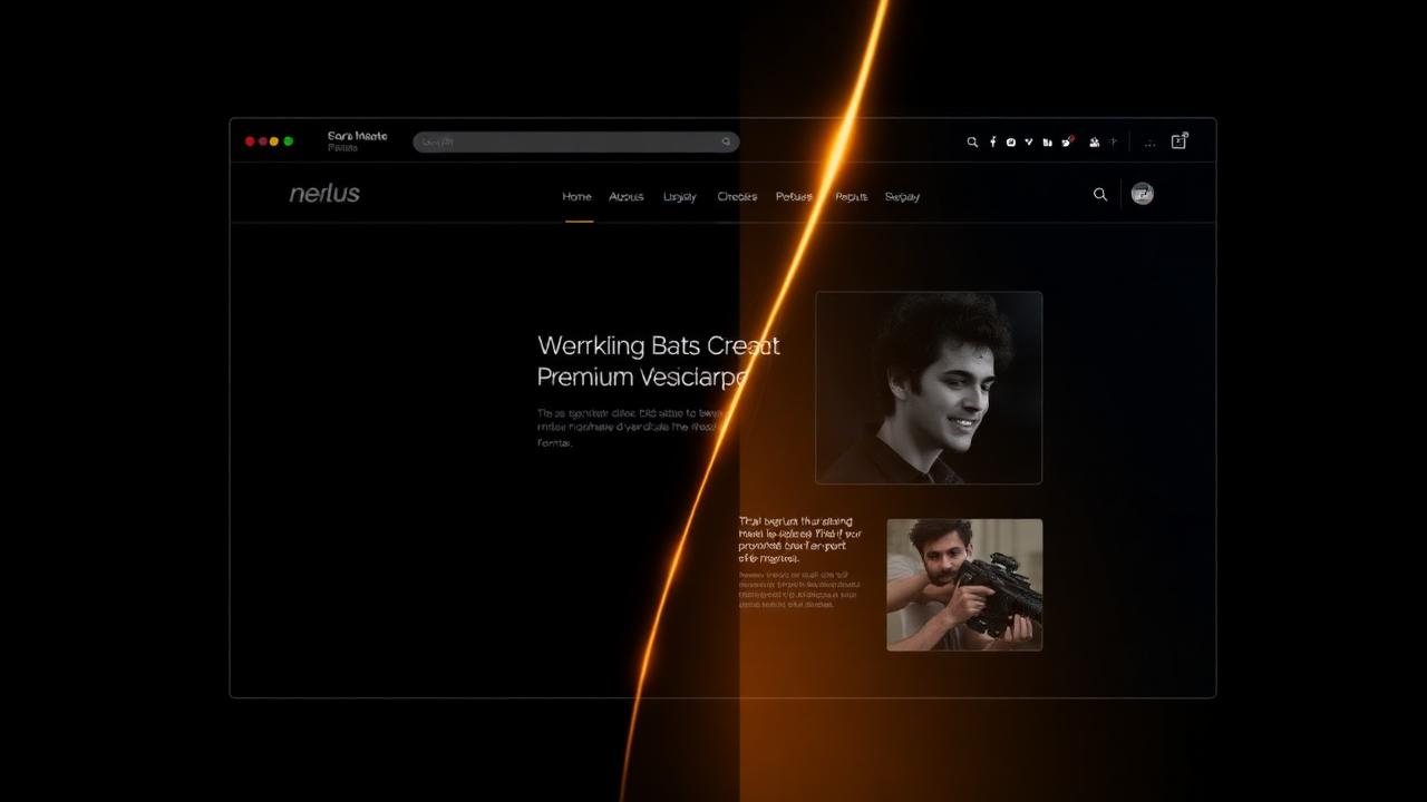Comparaison avant après d'une refonte de site internet