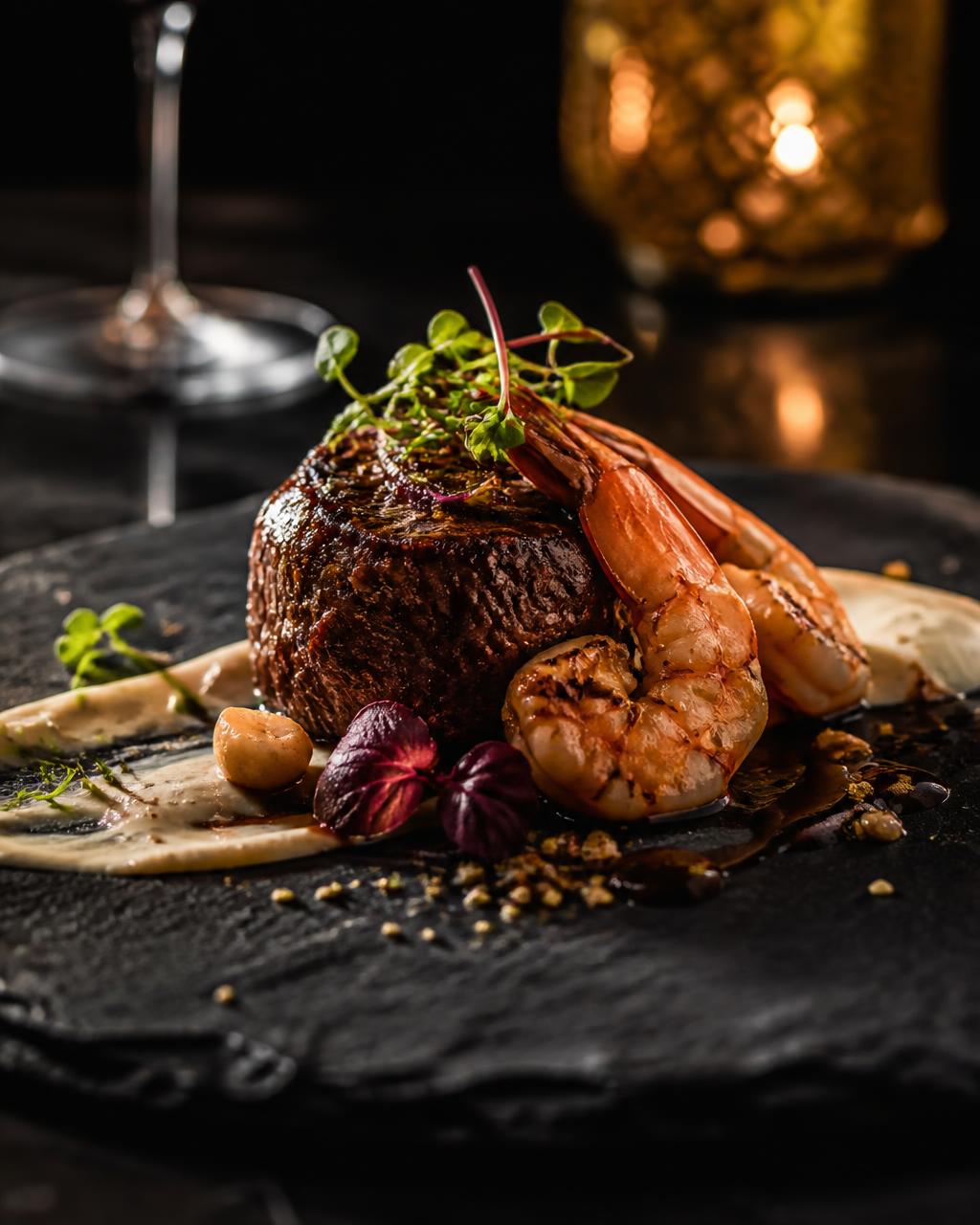 Plat gastronomique signature