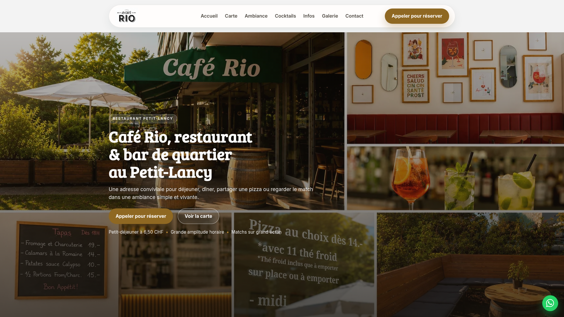 Café Rio — Restauration · Petit-Lancy